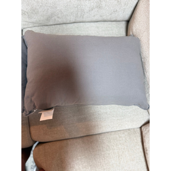 EnVogue International Gray White Elephant Pattern Accent Pillows One Size - Picture 5 of 7